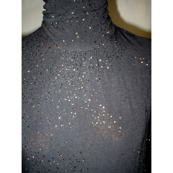 New Womens Designer Italy Adele Fado Embellished Sweater Top NWT 1 XS Wool Black - Picture 2 of 12